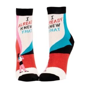 Blue Q : Women's Socks - "I Already Knew That"